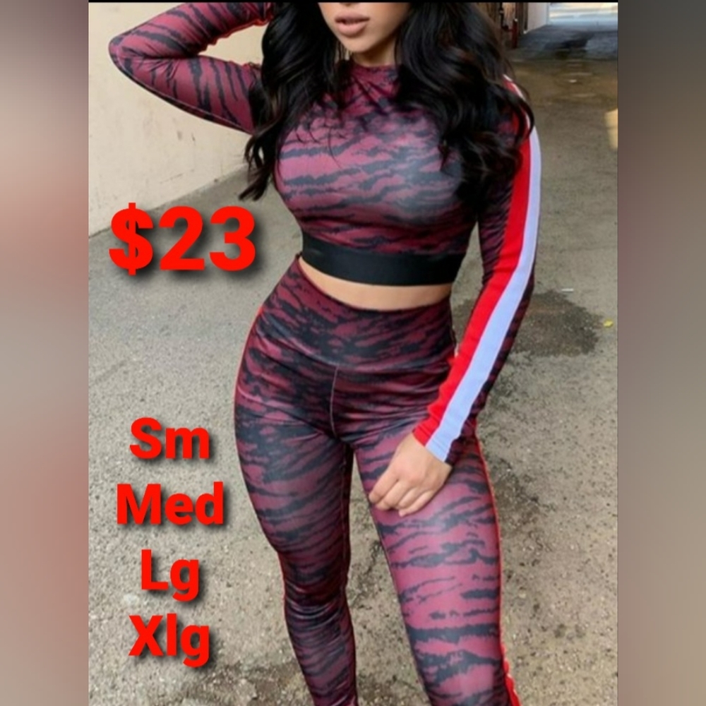 RedTiger striped 2 Piece